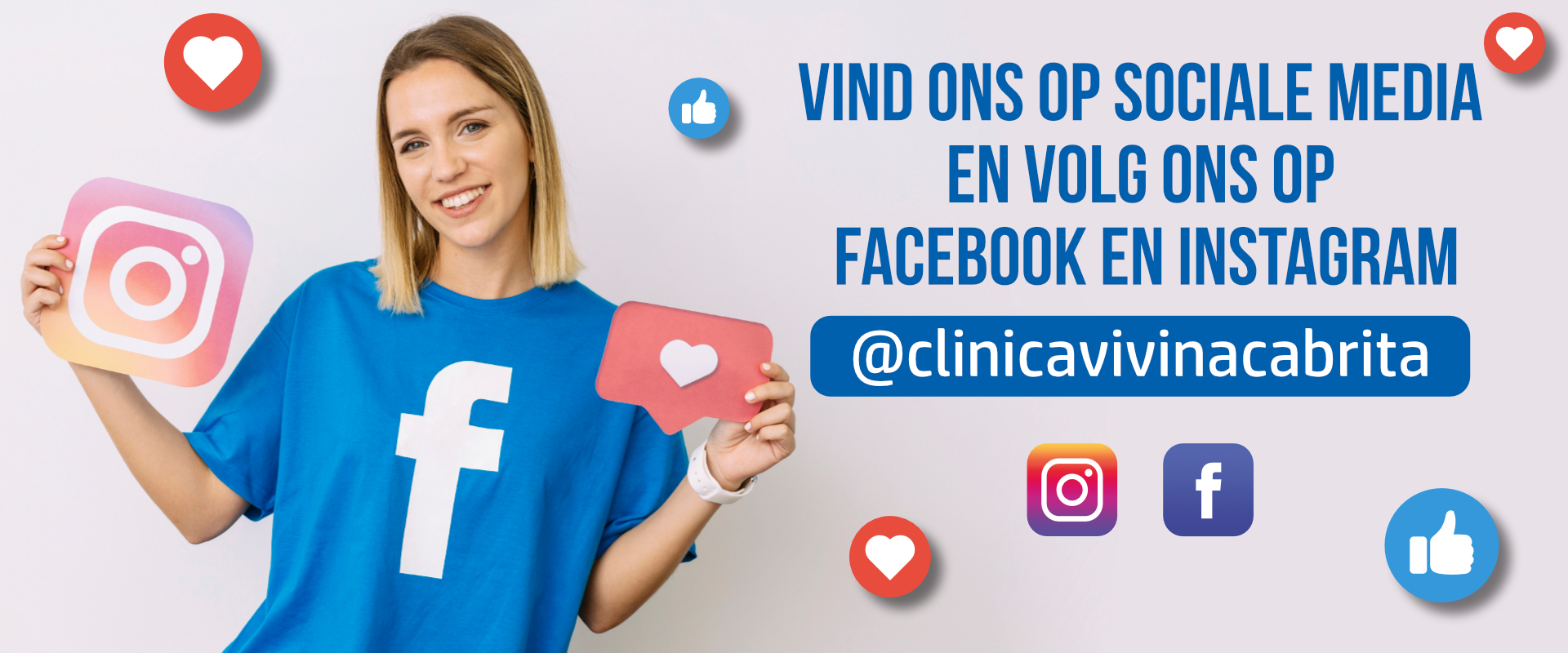 Sociale media | Clinica Vivina Cabrita